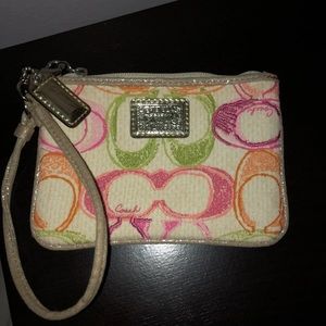 Coach wrist wallet